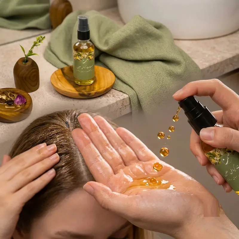 روغن بادام تلخ برای مو