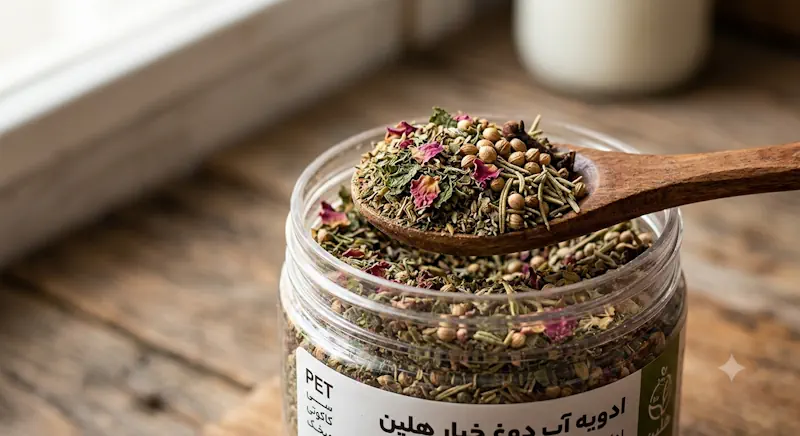 اصالت سبزیجات معطر آب دوغ خیار هلین