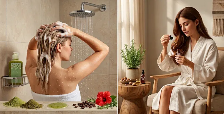 طریقه ممصرف شامپو سی گیاه هلین برای موی چرب و خشک