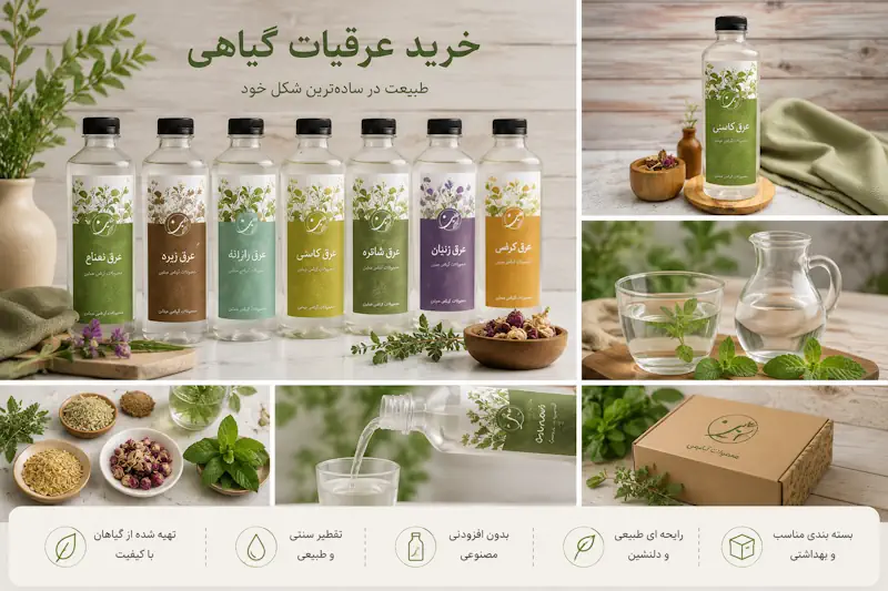 خرید عرقیجات گیاهی